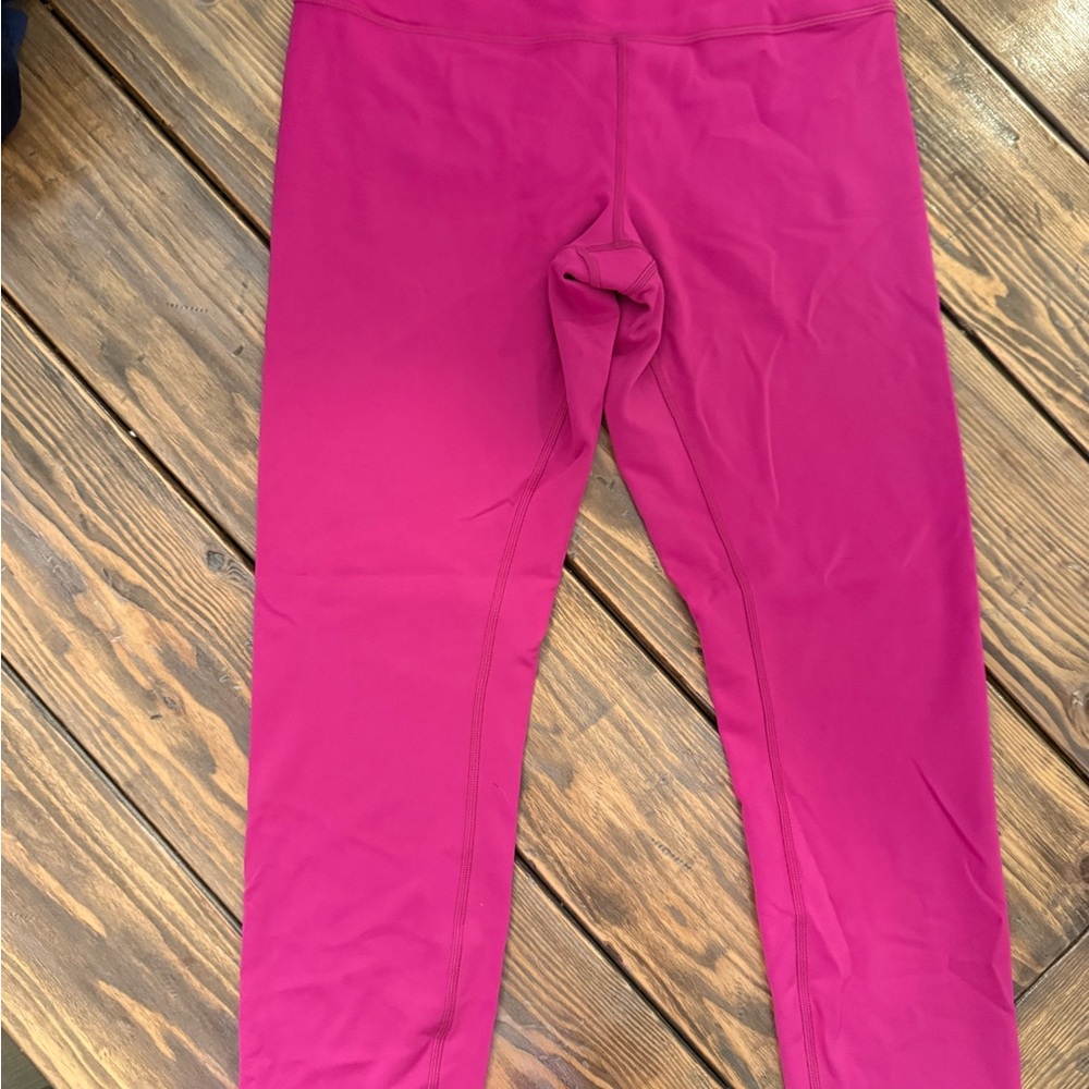 Lululemon Ripened Raspberry Wunder Train High-Rise Leggings 25”